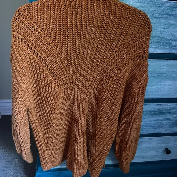 Abercrombie Orange Fall Cardigan-XL - Picture 5 of 9
